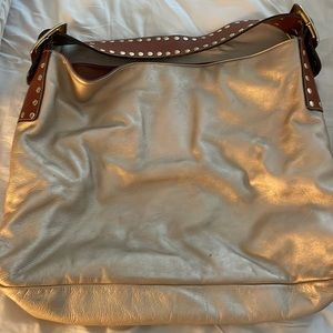 Be & D gold leather bag.